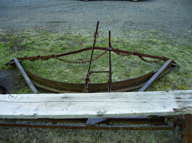 Looking for leads on early horse-drawn grader?
